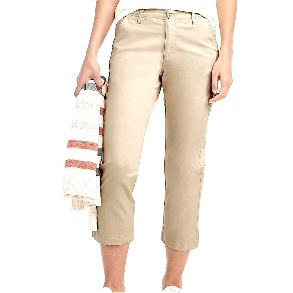 ROXY Cotton Lakewashed Chino Pants Cropped women’s size 3